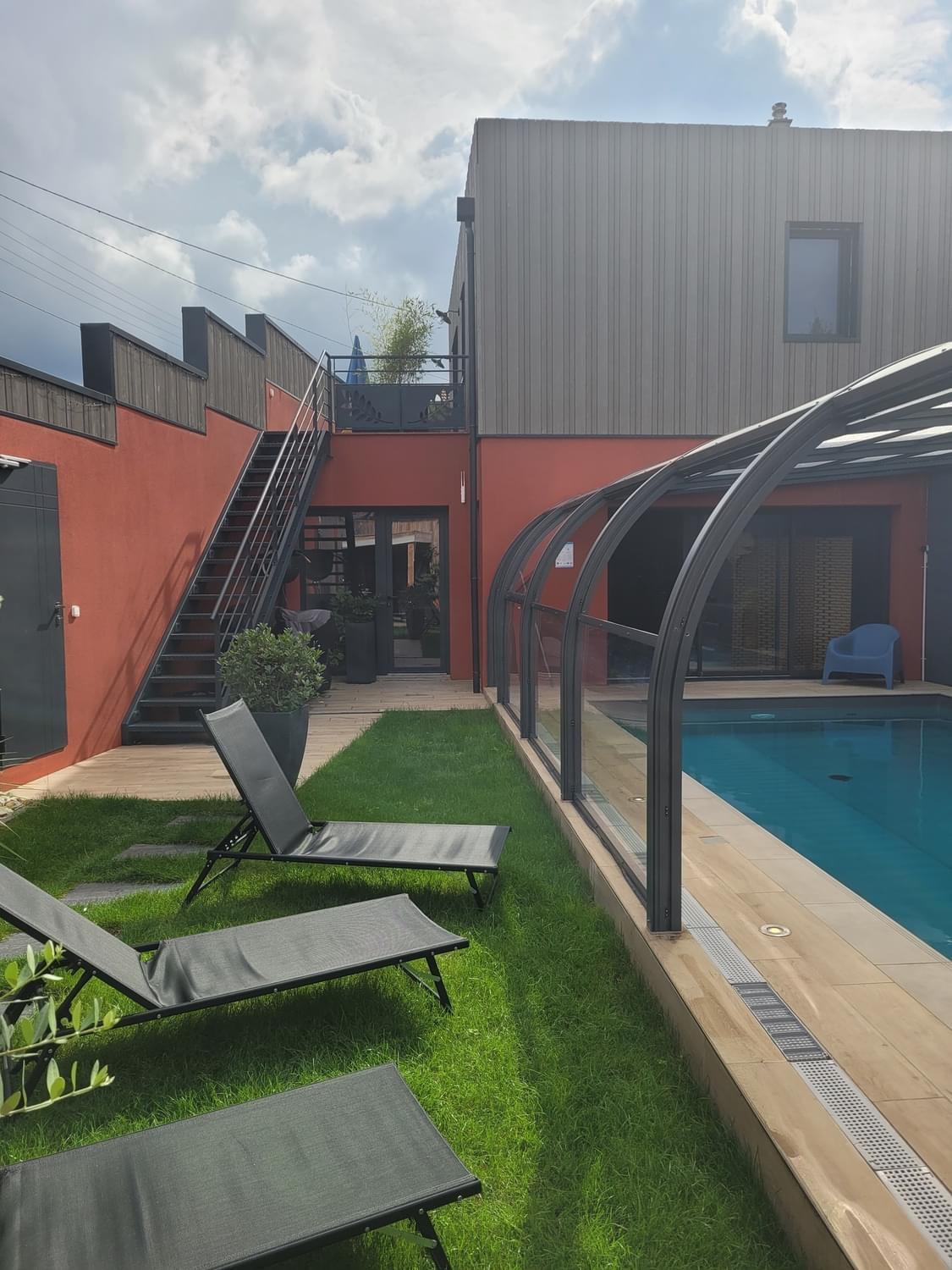 Villa Seyal - Avec Piscine - Jacuzzi - Sauna & Climatisation Le Mans Exterior photo
